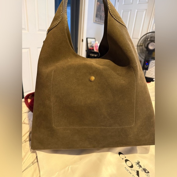 Coach Brooklyn 39 - Olive suede - Picture 3 of 9